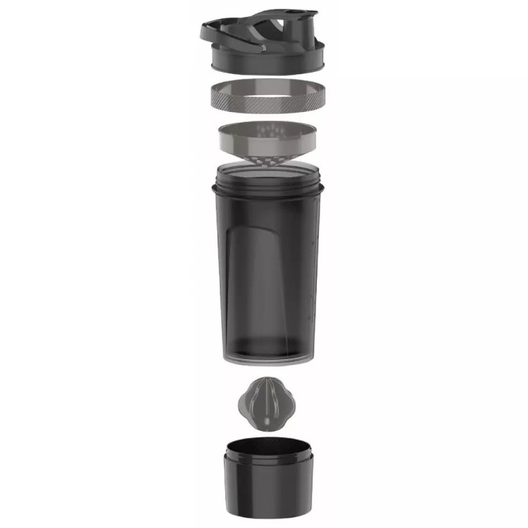 Shaker do koktajli 720 ml KingHoff KH 1359 plastikowy czarny