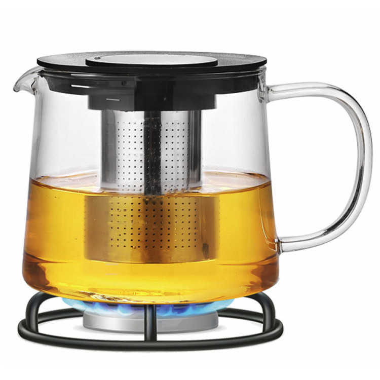Szklany zaparzacz do herbaty kawy ziół dzbanek 1000 ml Kamille 0776M