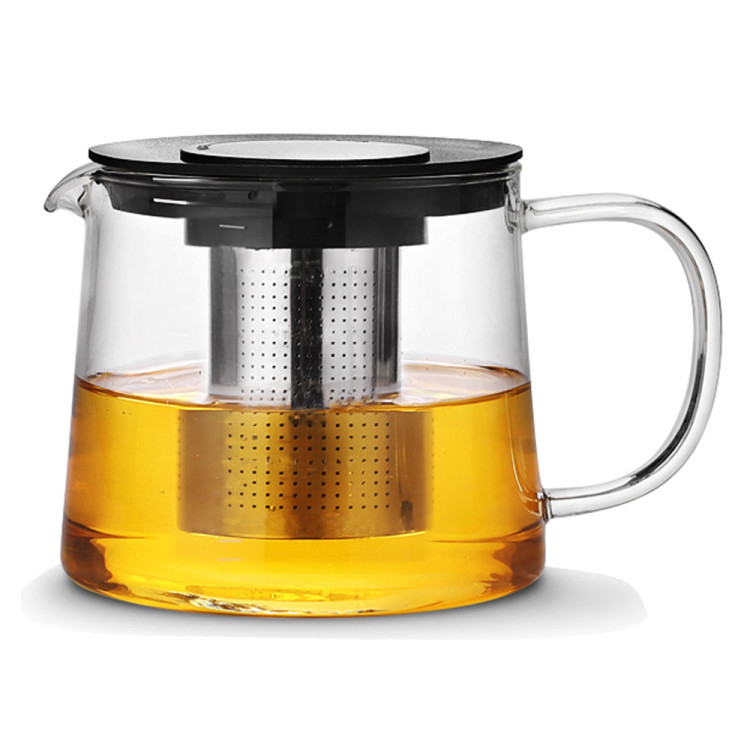 Szklany zaparzacz do herbaty kawy ziół dzbanek 600 ml Kamille 0776S