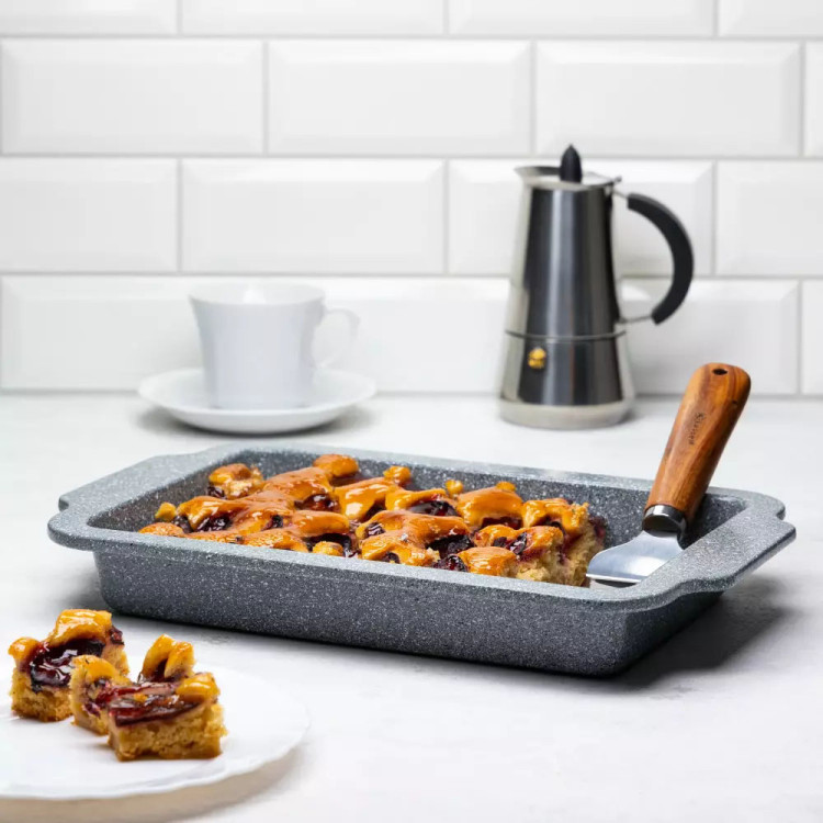 Blaszka do pieczenia z powłoką ceramiczną Klausberg KB 7383 duża prostokątna, ciasta