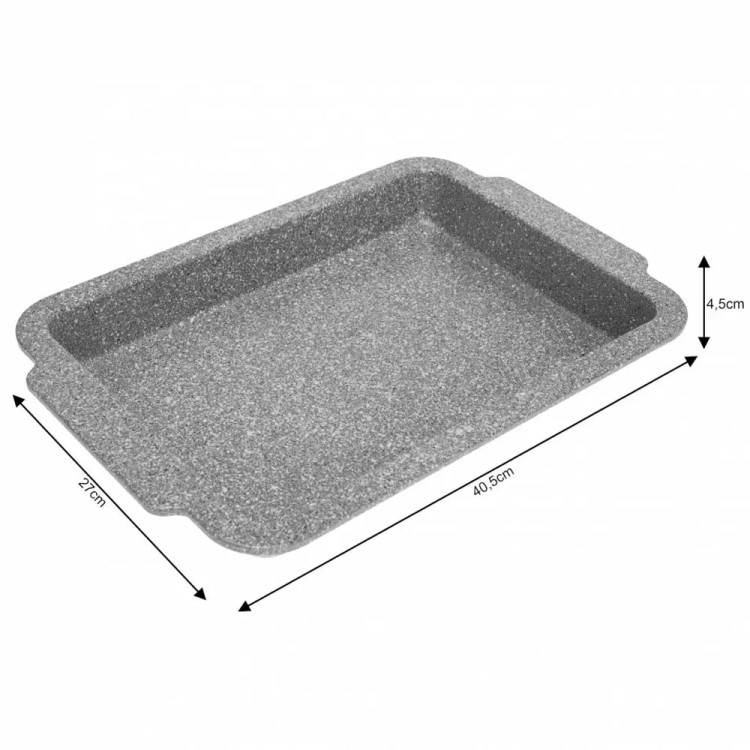 Blaszka do pieczenia z powłoką ceramiczną Klausberg KB 7383 duża prostokątna, ciasta