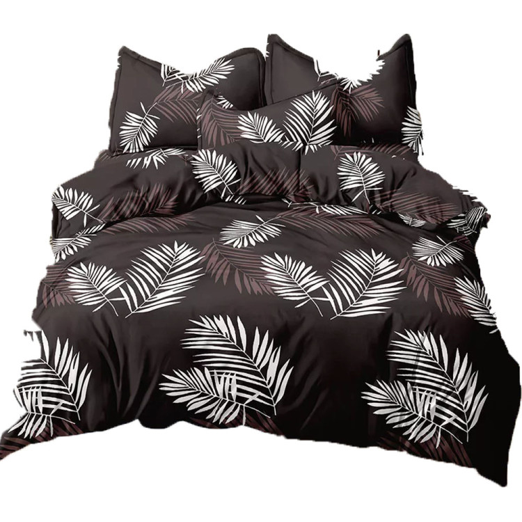 Pościel 160x200 bawełna satynowa 3D Cotton World gruba 3 części A4956 pióra