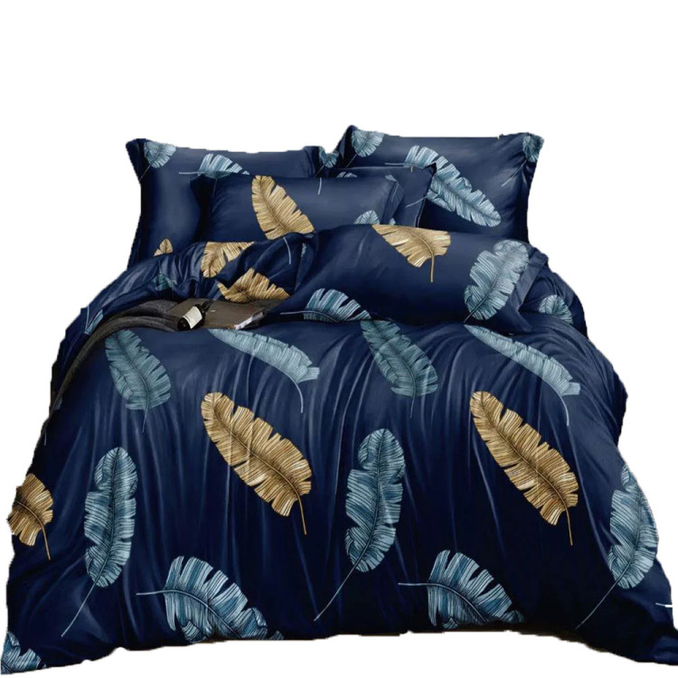 Pościel 160x200 bawełna satynowa 3D Cotton World gruba 3 części 1596 pióra