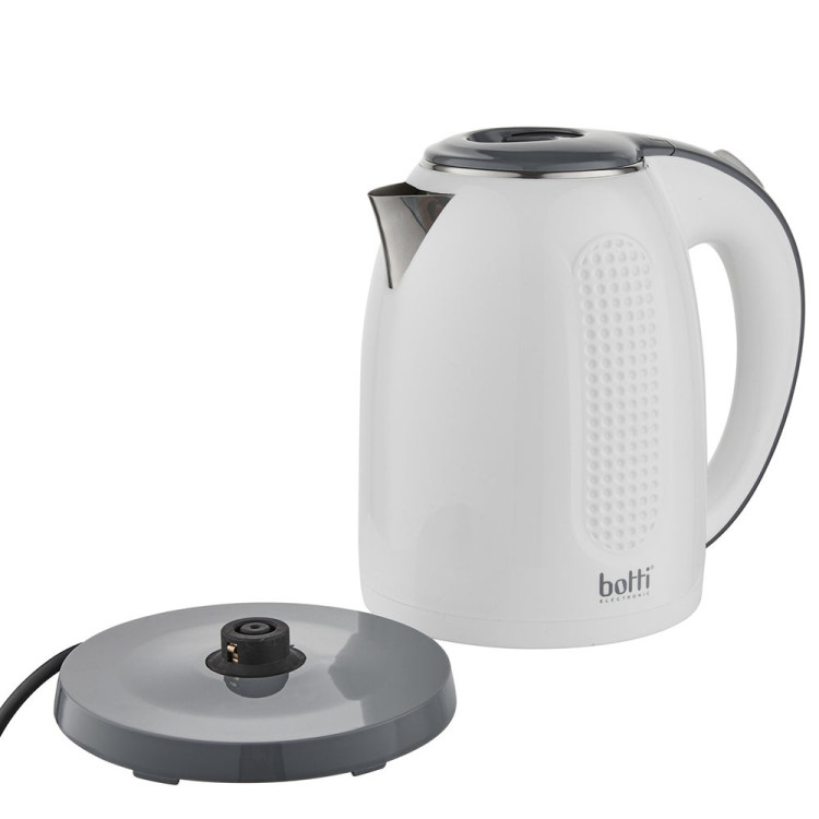 Czajnik elektryczny Botti Electronic Jacob biały 2200W, 1,7l