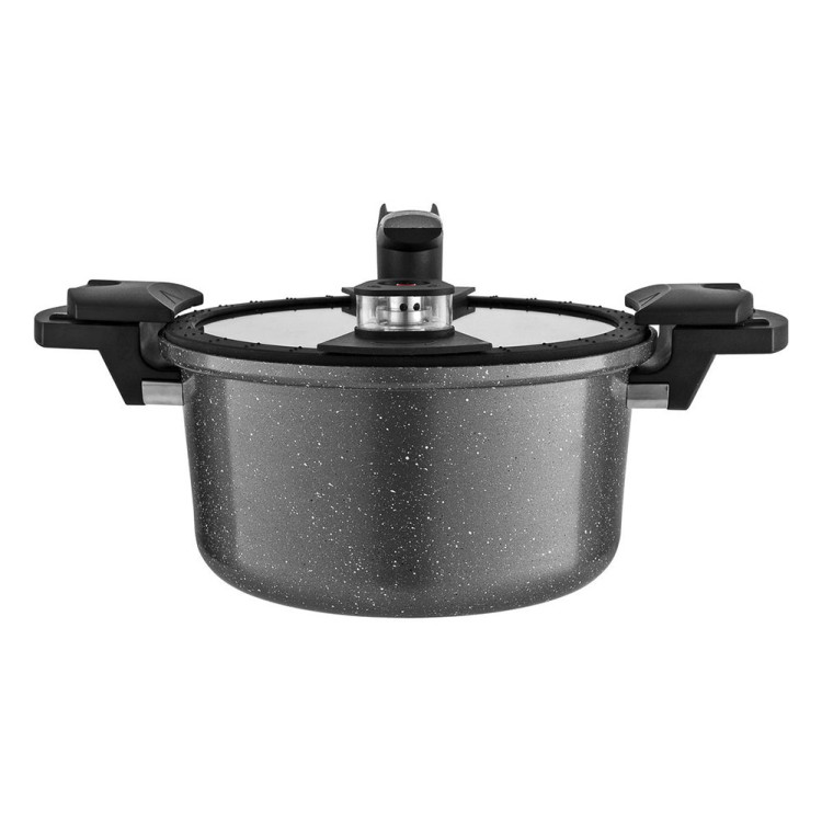 Garnek próżniowy Florina Deli Cook aluminiowy 4,2 l 24 cm szybkowar gotowanie przy niskim ciśnieniu