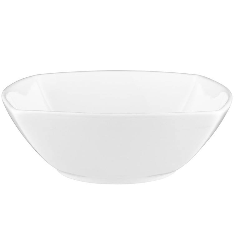 Komplet porcelanowych talerzy obiadowych dla 6 osób 18el Florina Arcadia biały