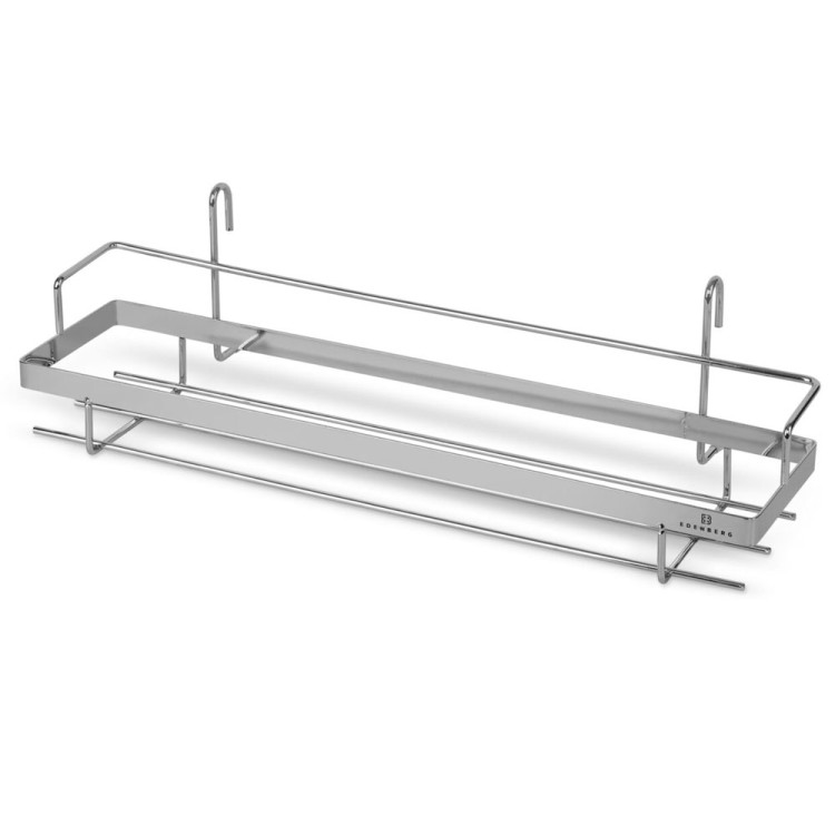 Reling kuchenny Edenberg 8515 półka metalowa chromowany 16 elementów