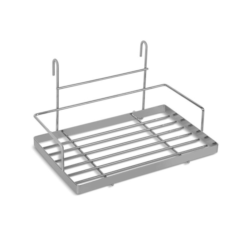 Reling kuchenny Edenberg 8515 półka metalowa chromowany 16 elementów