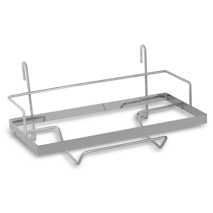 Reling kuchenny Edenberg 8515 półka metalowa chromowany 16 elementów