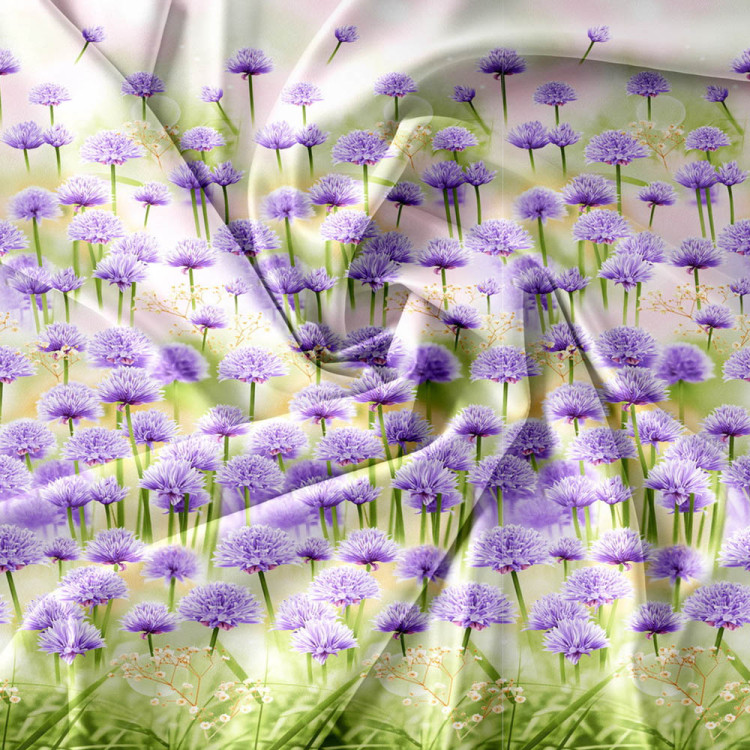 Pościel 200x220 bawełna satynowa 3D Cotton World gruba 3 części 2474 kwiaty koniczyny