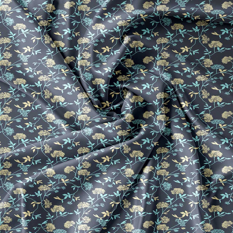 Pościel 200x220 bawełna satynowa 3D Cotton World gruba 3 części 2438 kwiaty