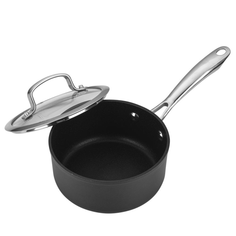 Rondel aluminiowy z pokrywką na indukcję i gaz Florina Stix 1,2l - 16cm