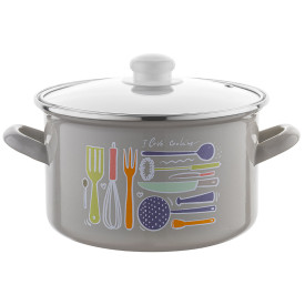 Garnek emaliowany 2.6 L...