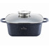 Garnek marmurowy z pokrywką Zilner ZL 9010 4.4L na indukcję 24 cm