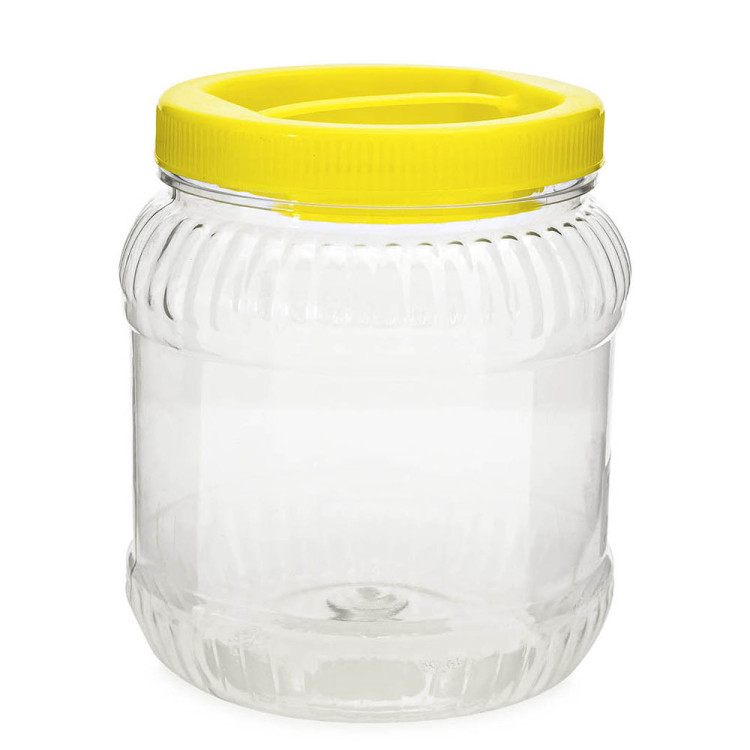 Słój plastikowy 2 L pojemnik z pokrywką Tragar EN 0045
