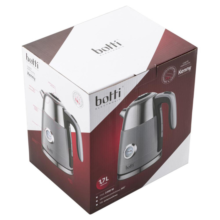 Czajnik elektryczny z termometrem Botti Electronic Kenny 1,7 l 2200W