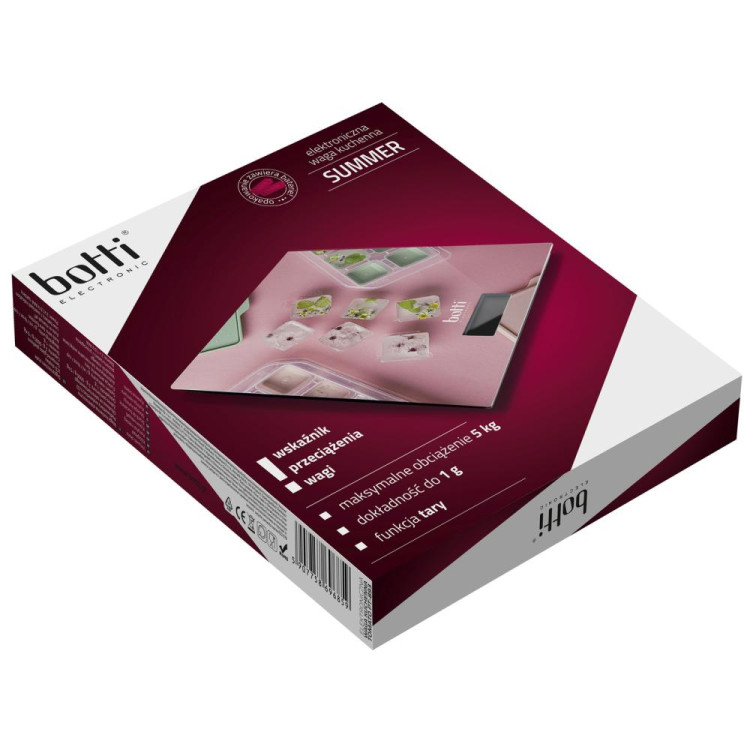 Elektroniczna waga kuchenna Botti Electronic Summer - do 5kg dokładność do 1g