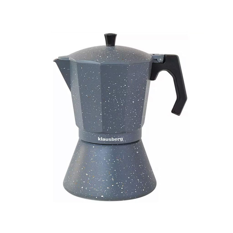 Kawiarka indukcyjna 600 ml szara Klausberg KB 7298 włoska kafetiera 12 ZAPARZACZ do kawy