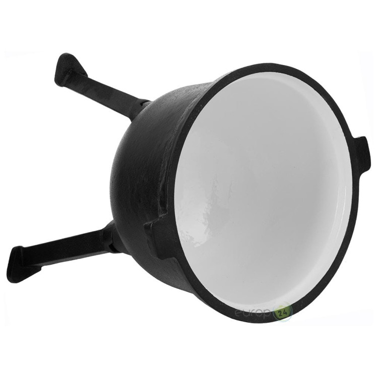 Garnek żeliwny MeyerHoff MH 4077 Emaliowany kociołek myśliwski 7 L Nowy model Garnek żeliwny MeyerHoff MH 4077 Emaliowany kociołek myśliwski 7 L Nowy model