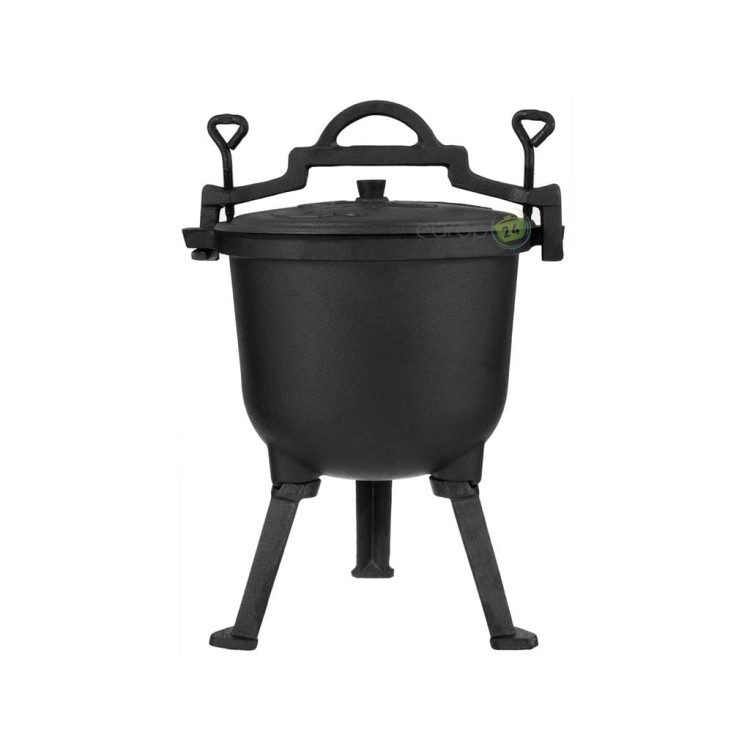 Garnek żeliwny Kinghoff KH 2232 Kociołek myśliwski 7 L Nowy model + GRATIS Garnek żeliwny Kinghoff KH 2232 Kociołek myśliwski 7 L Nowy model + GRATIS
