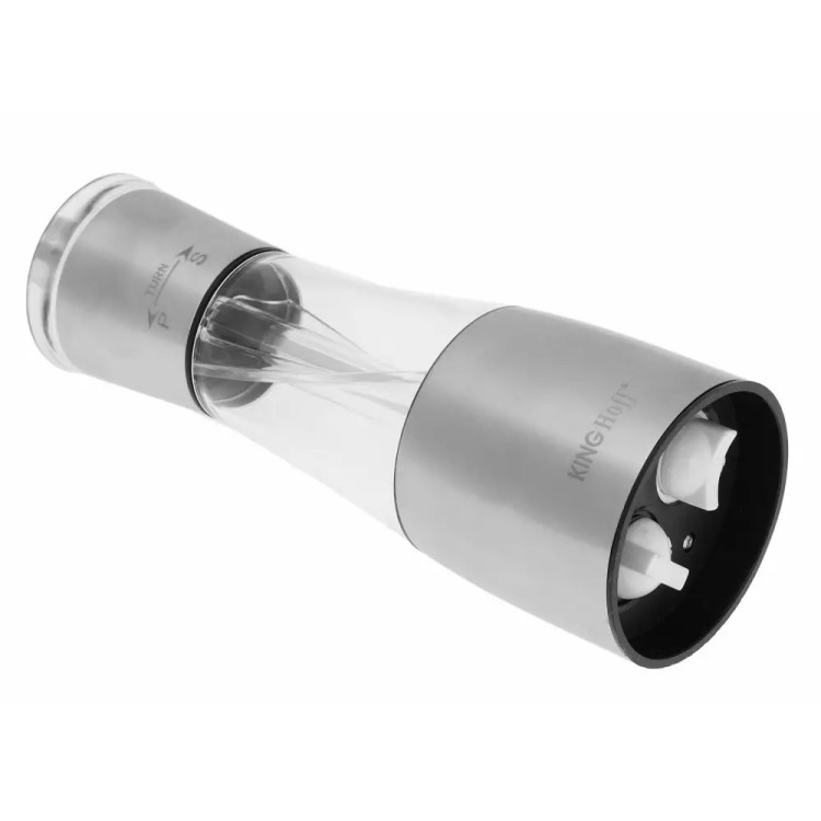 Młynek do pieprzu soli 2w1 metalowy podwójny  Kinghoff KH 4041