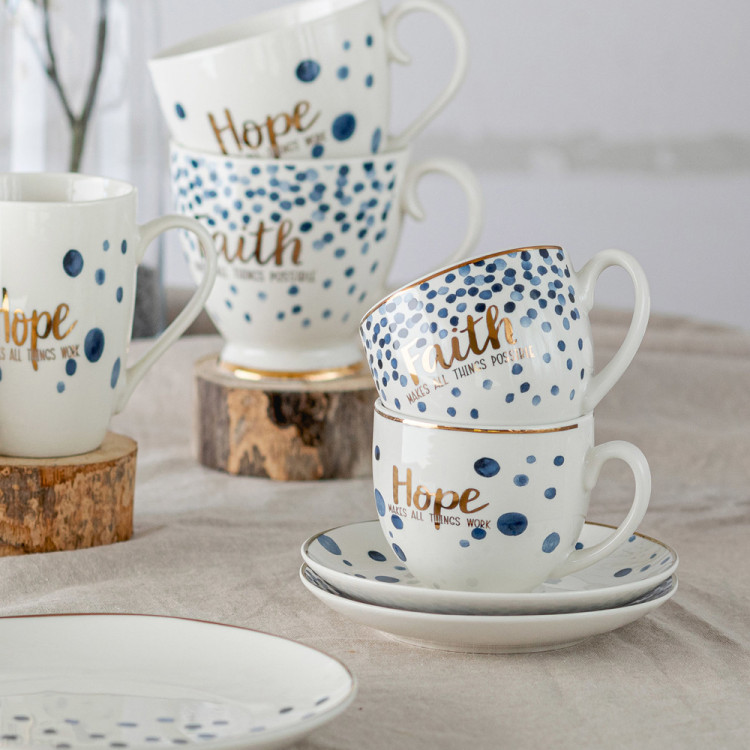 Kubek Florina Mare Hope 340 ml porcelana