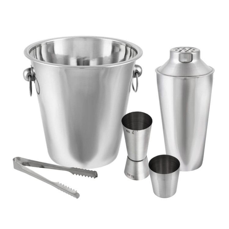 Shaker zestaw barowy KingHoff KH 1244 akcesoria do drinków szmpana 