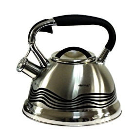 Czajnik tradycyjny KINGHOFF KH 3796 z gwizdkiem INDUKCJA metal stalowy
