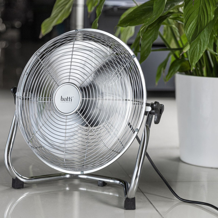 Wentylator cyrkulacyjny podłogowy 30 cm metalowy Botti Electronic Dakota FGD -12 wiatrak stojący 40 W
