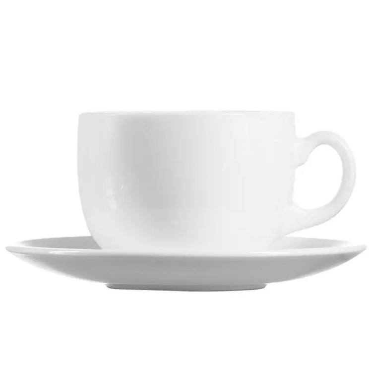 Serwis kawowy na 6 osób biały Luminarc Diwali zestaw 12 el filiżanki 220 ml i spodki