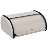 Chlebak metalowy KINGHoff 1754 pojemnik na pieczywo stalowy beżowy