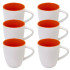 Zestaw 6 kubków ceramicznych kolorowych 250 ml Joy Tragar