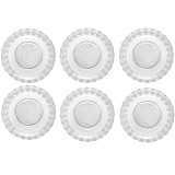 Talerze deserowe szklane Florina Daisy 20 cm zestaw 6 sztuk