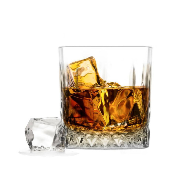 Zestaw do whisky karafka szklana 1000 ml + 6 grubych szklanek 280 ml Zestaw do whisky karafka szklana 1000 ml + 6 grubych szklanek 280 ml