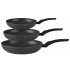 Zestaw 3 patelni aluminiowych 20/24/28 cm z powłoką marmurową Kinghoff KH-1562