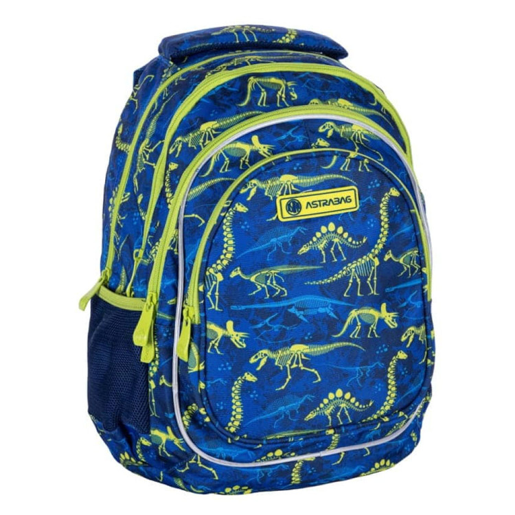Plecak szkolny 3 komorowy 39x28x15 cm Astrabag Dinos AB420