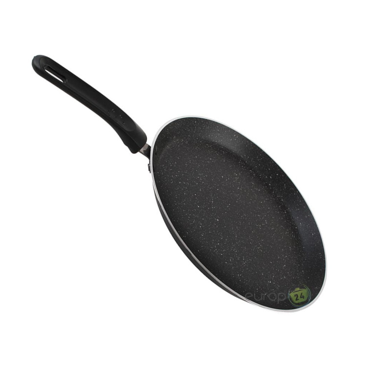 Patelnia Kinghoff KH 1128 / 6029 Granitowa do Naleśników 28 cm Indukcyjna Patelnia Kinghoff KH 1128 / 6029 Granitowa do Naleśników 28 cm Indukcyjna