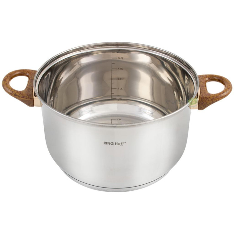 Garnki KingHoff KH 4443 zestaw garnków stalowe indukcyjne Garnki KingHoff KH 4443 zestaw garnków stalowe indukcyjne