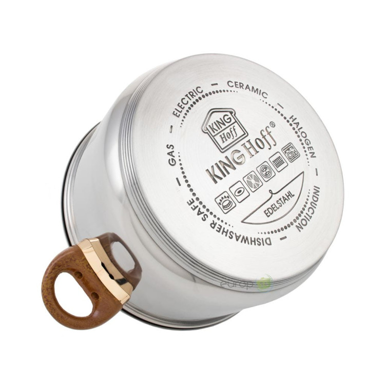 Garnki KingHoff KH 4443 zestaw garnków stalowe indukcyjne Garnki KingHoff KH 4443 zestaw garnków stalowe indukcyjne