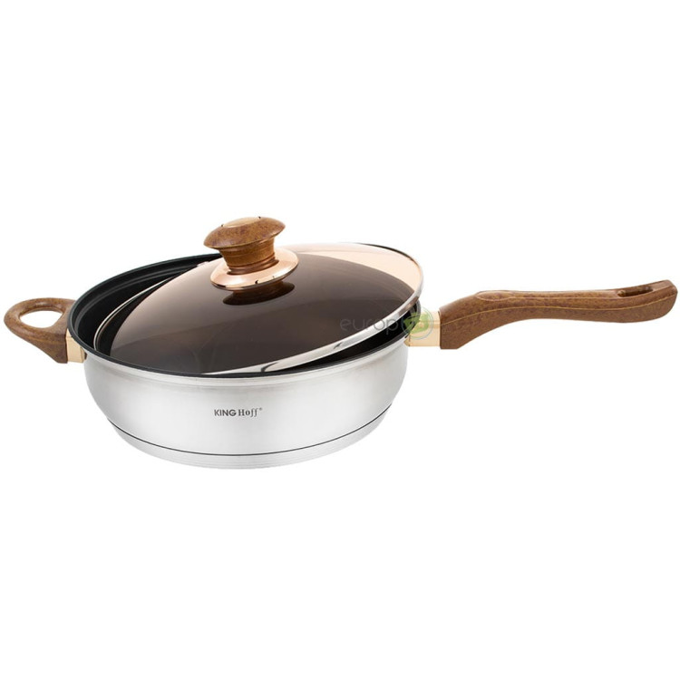 Garnki KingHoff KH 4443 zestaw garnków stalowe indukcyjne Garnki KingHoff KH 4443 zestaw garnków stalowe indukcyjne