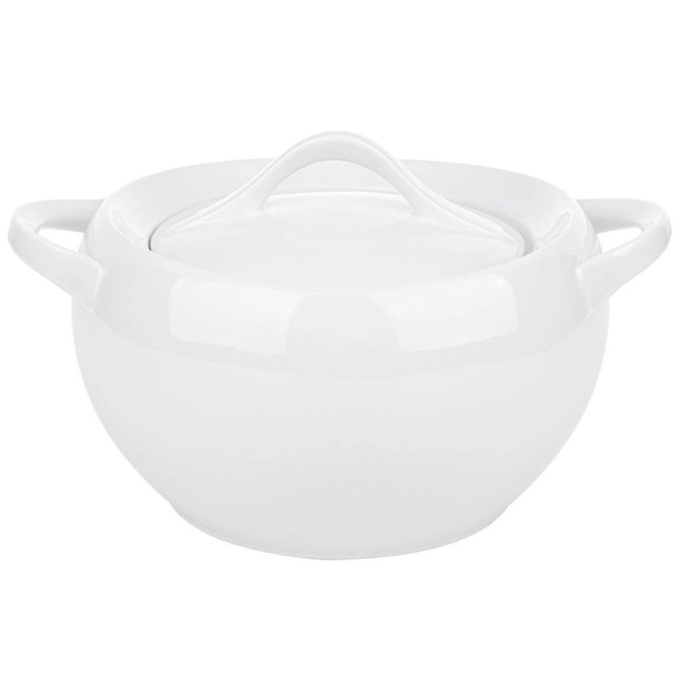 Waza do zupy biała porcelana Florina Moss 3.5 l