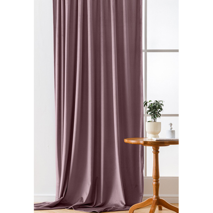 Zasłony zaciemniające na taśmie Cotton World Velvet na taśmie 140x250 cm ciemny róż