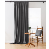 Zasłony zaciemniające na taśmie Cotton World Velvet na taśmie 140x250 cm szary