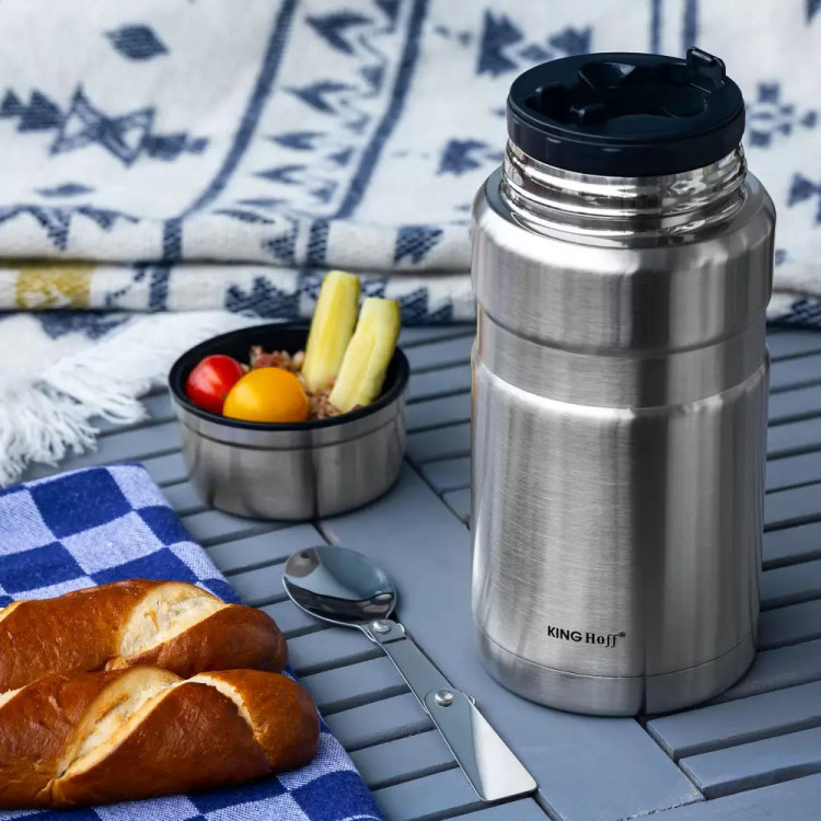 Termos obiadowy Kinghoff KH 1458 na zupę Pojemnik bidon 750 ml