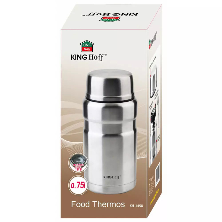 Termos obiadowy Kinghoff KH 1458 na zupę Pojemnik bidon 750 ml