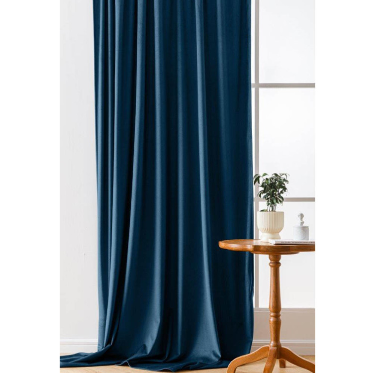 Zasłony zaciemniające na taśmie Cotton World Velvet na taśmie 140x250 cm turkusowe