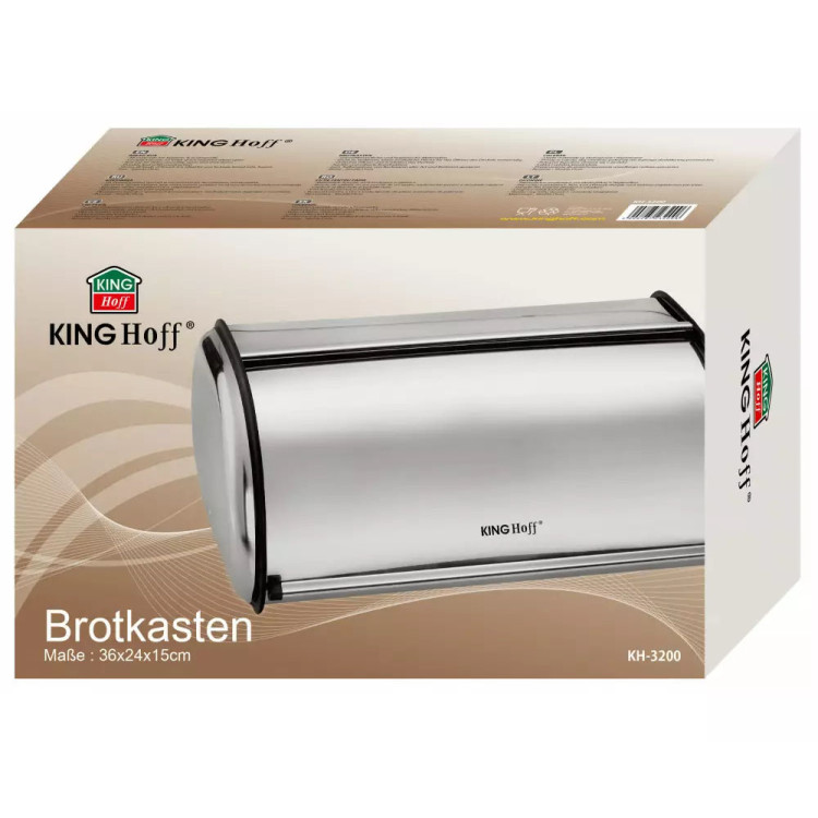Chlebak metalowy Kinghoff KH 3200 pojemnik na pieczywo