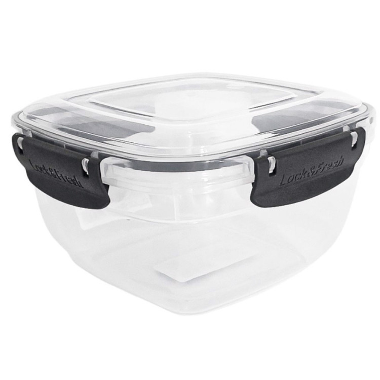 Zestaw 5 pojemników lunchbox do żywności Dunya Lock&Fresh 2400/1500/500/275 ml szczelne pokrywki