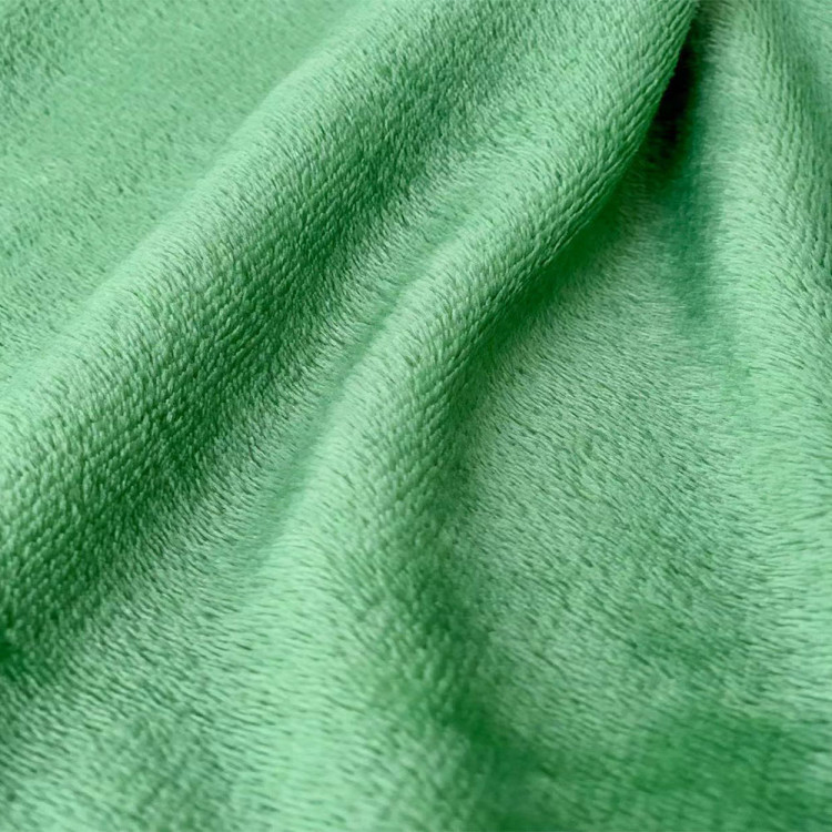 Koc 200x220 cm mikrofibra Cotton World miękki ciepły pled narzuta na łóżko zielony