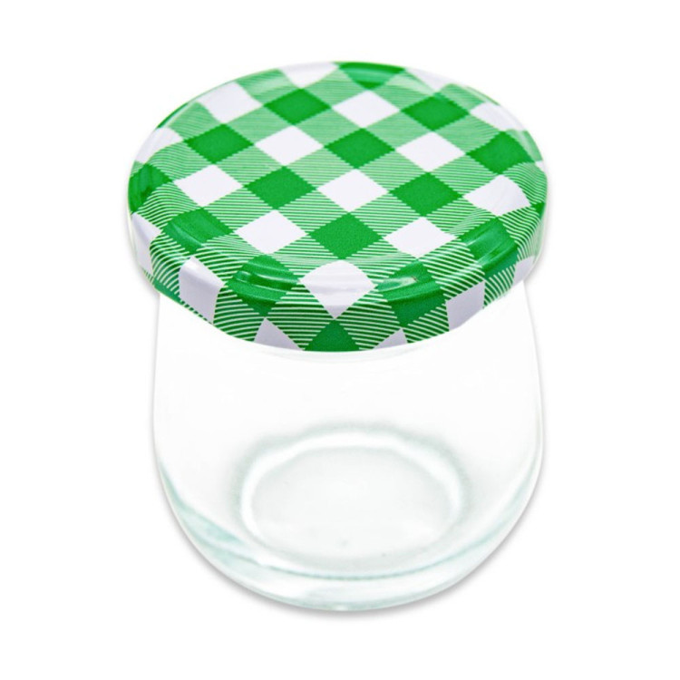 Słoiki baryłkowe na przetwory 200 ml zestaw 8 sztuk weki z pokrywkami TR-GJ-200